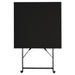 Bolero Perth Black Pavement Style Steel Table Square 600mm Bolero