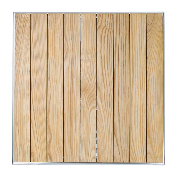 Bolero Ash Flip Top Square Bistro Table 600mm Bolero