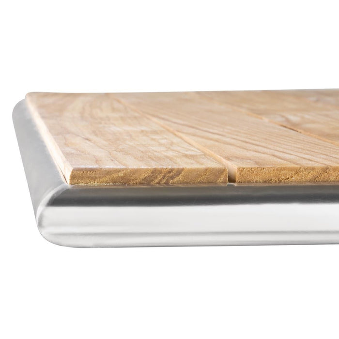 Bolero Ash Flip Top Square Bistro Table 600mm Bolero