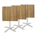 Bolero Ash Flip Top Square Bistro Table 600mm Bolero