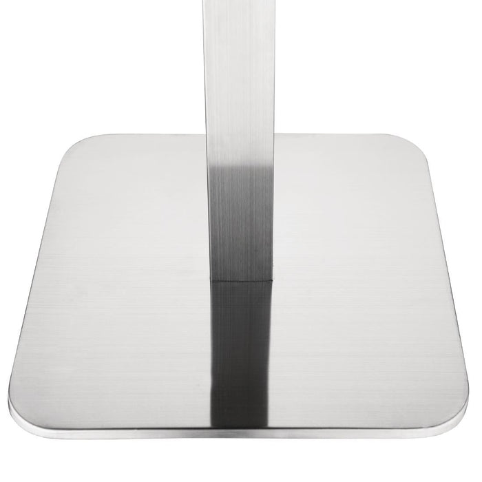 Bolero Square Stainless Steel Table Base Bolero