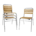 Bolero Aluminium & Ash Bistro Side Chairs (4 Pack) Bolero