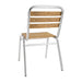 Bolero Aluminium & Ash Bistro Side Chairs (4 Pack) Bolero