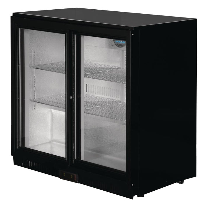 Polar G-Series Back Bar Cooler with Sliding Doors 208Ltr Polar