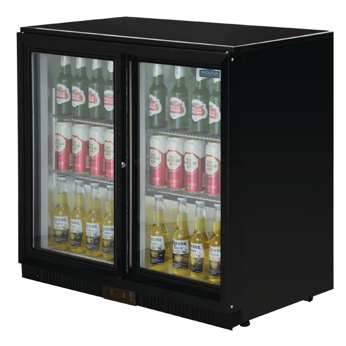 Polar G-Series Back Bar Cooler with Sliding Doors 208Ltr Polar