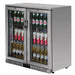 Polar G-Series Back Bar Cooler with Hinged Doors Stainless Steel 208Ltr Polar
