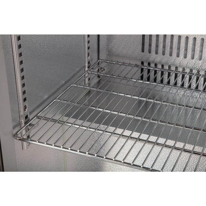 Polar G-Series Back Bar Cooler with Hinged Doors Stainless Steel 330Ltr Polar