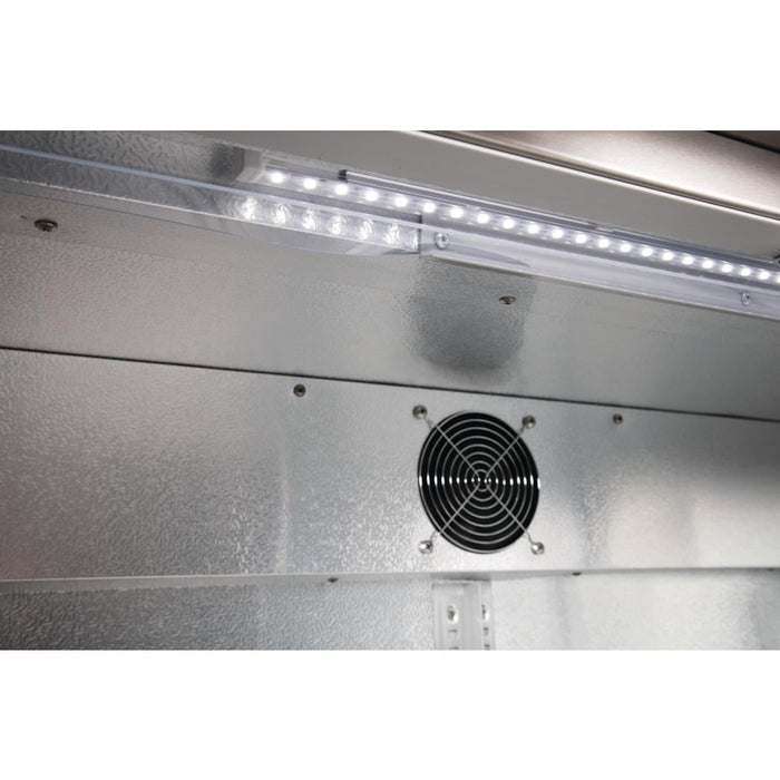 Polar G-Series Back Bar Cooler with Hinged Doors Stainless Steel 208Ltr Polar