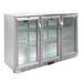 Polar G-Series Back Bar Cooler with Hinged Doors Stainless Steel 330Ltr Polar