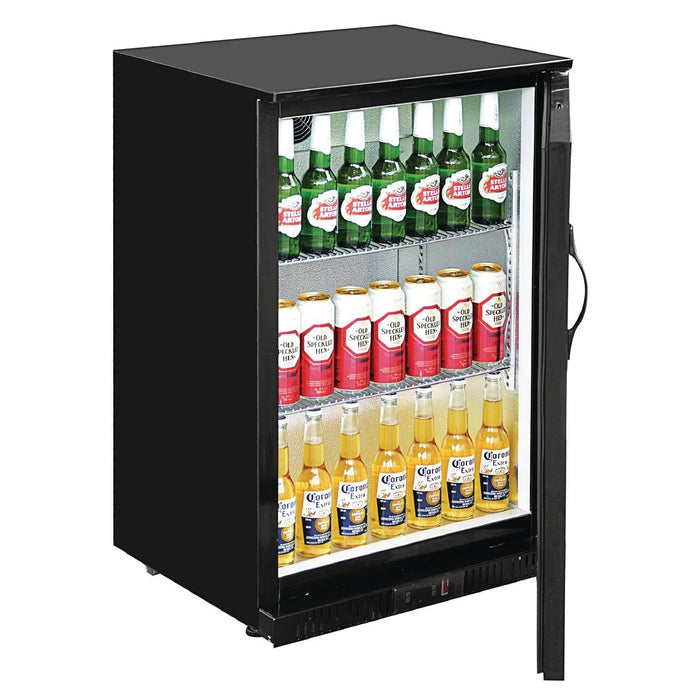 Polar G-series 850mm Single Door Back Bar Cooler Solid Door 128 Ltr Polar