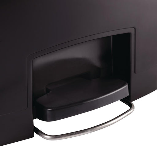 Rubbermaid Slim Jim Step-On Pedal Bin Black 90Ltr Slim Jim