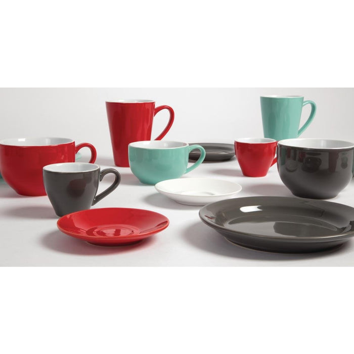 Olympia Cafe Coffee Cup Red - 230ml 8fl oz (12 Pack) Olympia