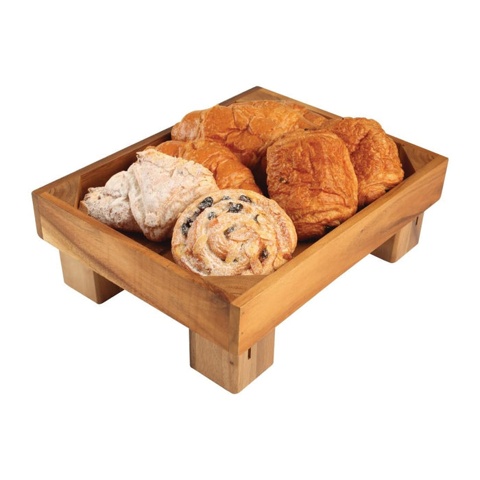 Olympia Wooden Menu Holder and Riser Olympia