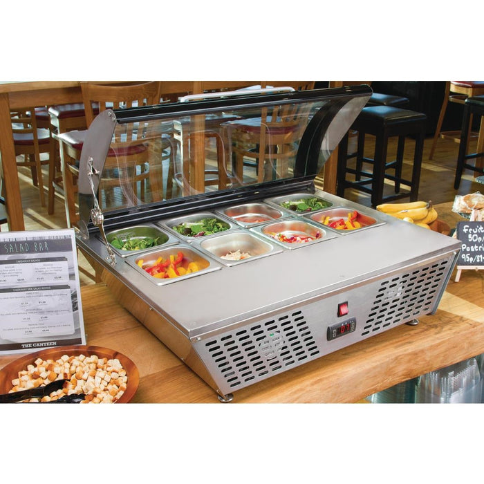 Polar G-Series Energy Efficient Countertop Prep Fridge 4x GN 1/3 Polar