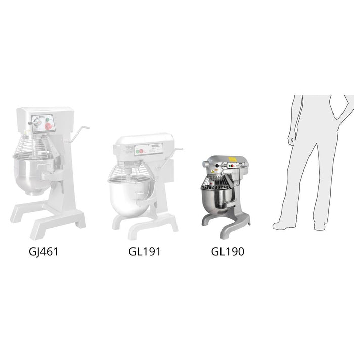 Buffalo 9Ltr Countertop Planetary Mixer Buffalo