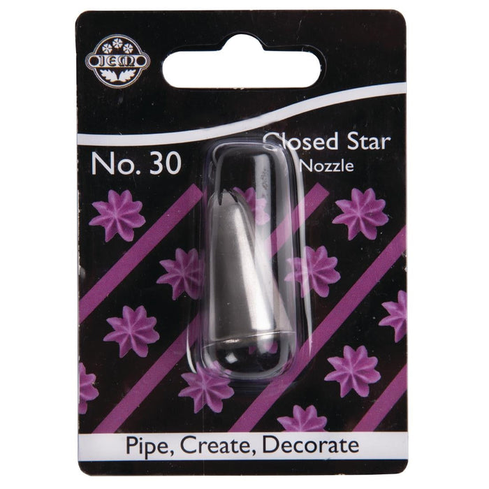 PME Closed Star Piping Nozzle 3mm PME