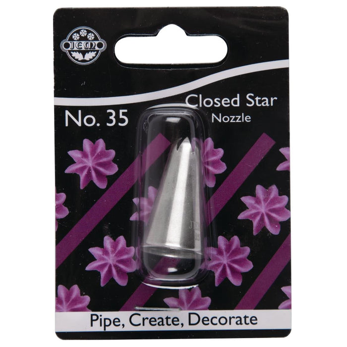 PME Closed Star Piping Nozzle 4mm PME
