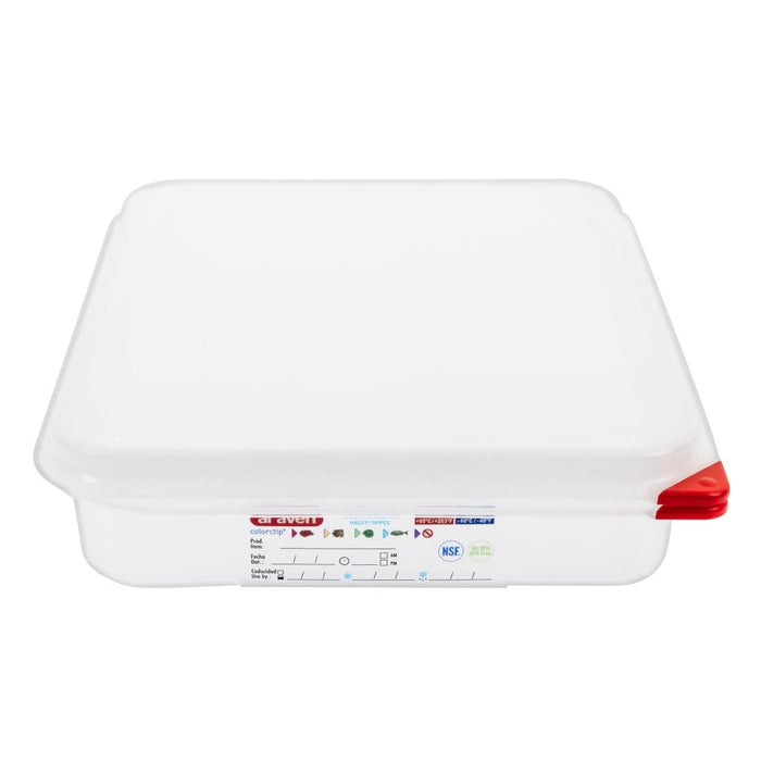 Araven Polypropylene 1/2 Gastronorm Food Containers 4Ltr (4 Pack) Araven