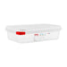 Capacity: 1.8Ltr. GN 1/4. Depth: 65mm.