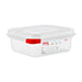 Capacity: 1.1Ltr. GN 1/6. Depth: 65mm. Lid included