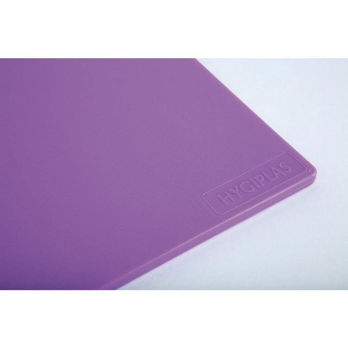Hygiplas Low Density Purple Chopping Board 450x300x10mm Hygiplas