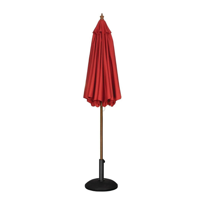 Bolero Round Parasol 2.5m Diameter Red Bolero