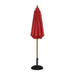 Bolero Round Parasol 2.5m Diameter Red Bolero