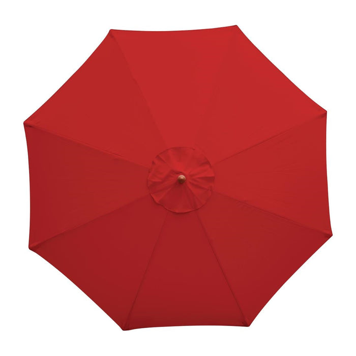 Bolero Round Parasol 2.5m Diameter Red Bolero