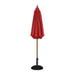 Bolero Round Parasol 3m Diameter Red Bolero