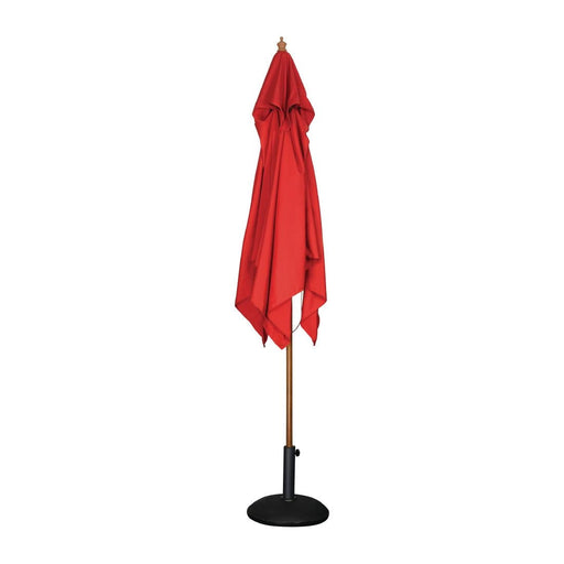 Bolero Square Parasol 2.5m Diameter Red Bolero