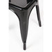 Bolero Bistro Steel Side Chairs Black (4 Pack) Bolero