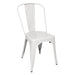 Galvanised Steel. Seat Height: 440mm. Stackable