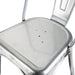 Bolero Bistro Galvanised Steel Side Chairs (4 Pack) Bolero