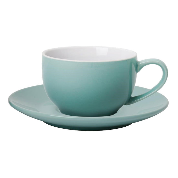 Olympia Cafe Coffee Cup Aqua - 230ml 8fl oz (12 Pack) Olympia