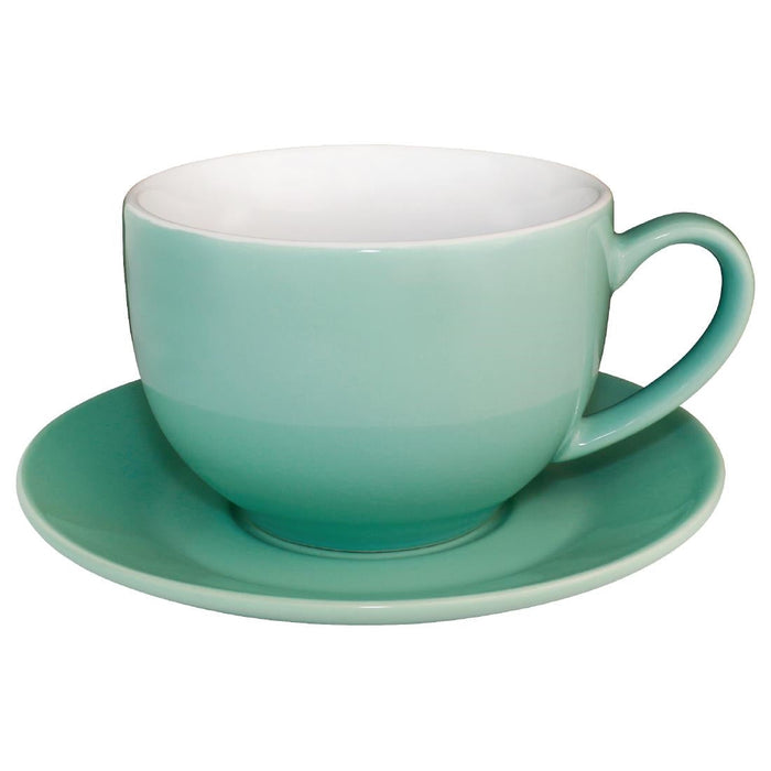Olympia Cafe Cappuccino Cup Aqua - 340ml 11.5fl oz (12 Pack) Olympia