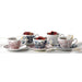 Churchill Vintage Prints Georgian Teacup Blue 200ml (12 Pack) Churchill