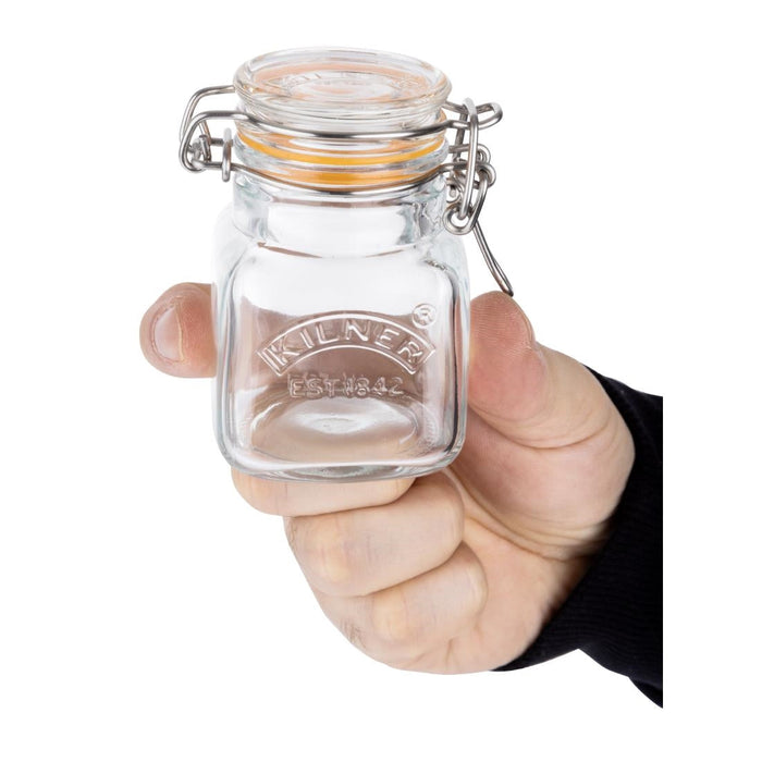 Kilner Square Clip Top Spice Jar 70ml Kilner
