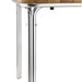 Bolero Square Ash and Aluminium Table 700mm Bolero