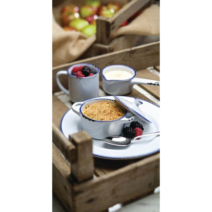 Utopia Avebury Blue Mini Casserole Dish 105mm (12 Pack) Utopia