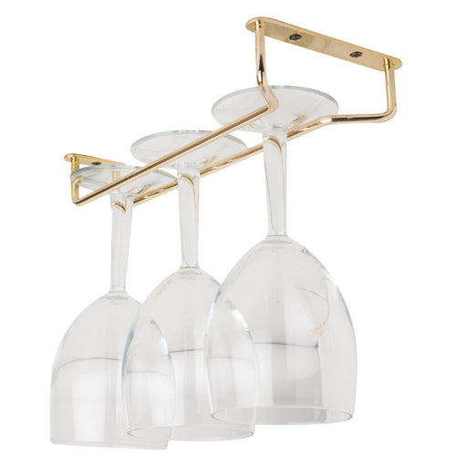 Beaumont Brass Wine Glass Rack 255mm Beaumont