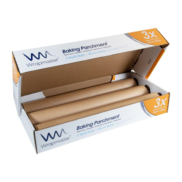 Wrapmaster Baking Parchment 450mm x 50m (3 Pack) Wrapmaster
