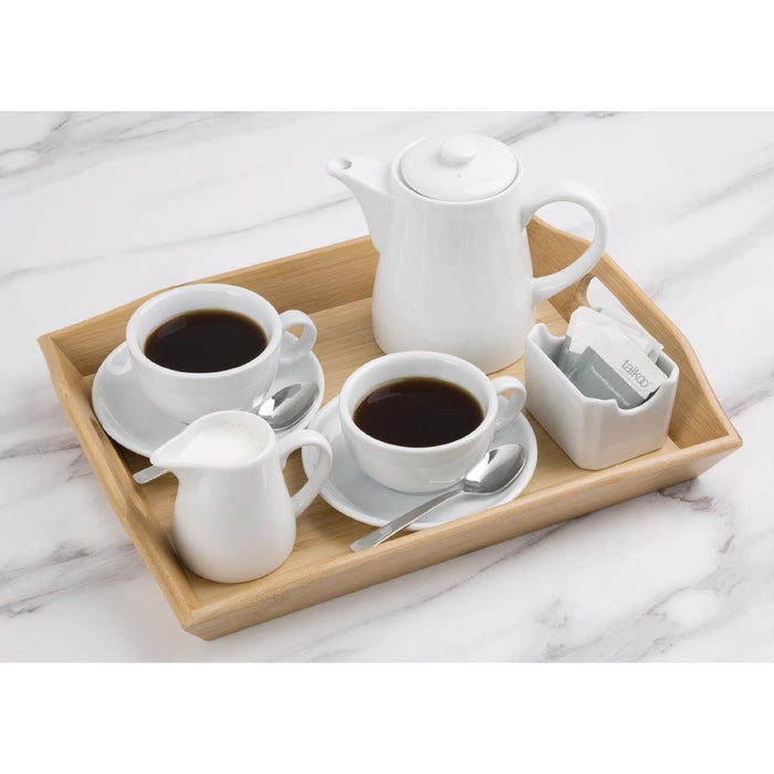 Olympia Whiteware Teapots 483ml (4 Pack) Olympia