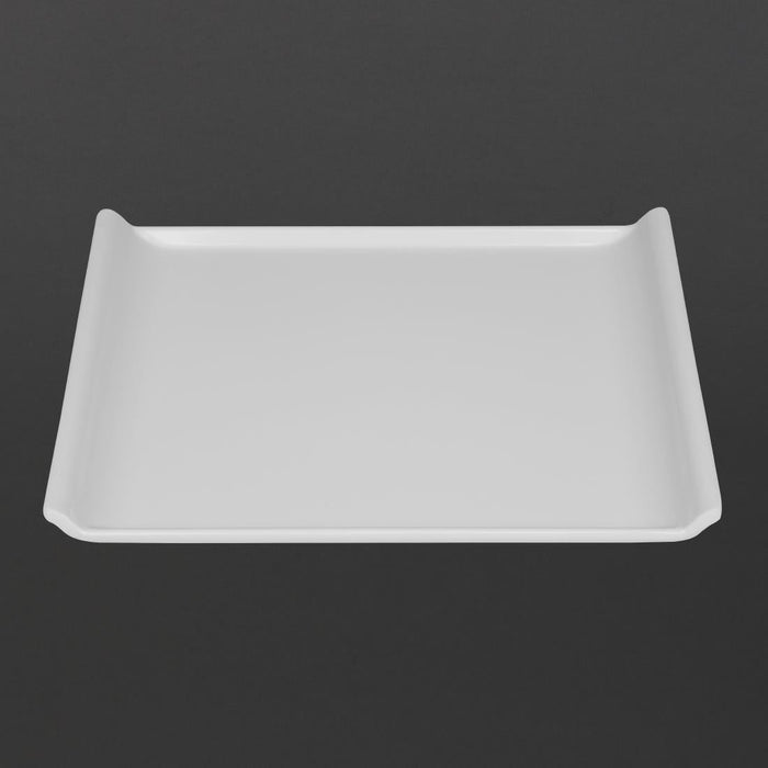 Olympia Kristallon Melamine Platter White 300 x 250mm Olympia