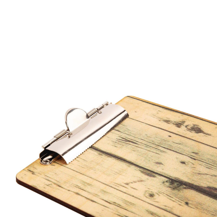 Wood Effect A4 Menu Presentation Clipboard Carrick