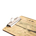 Wood Effect A5 Menu Presentation Clipboard Carrick