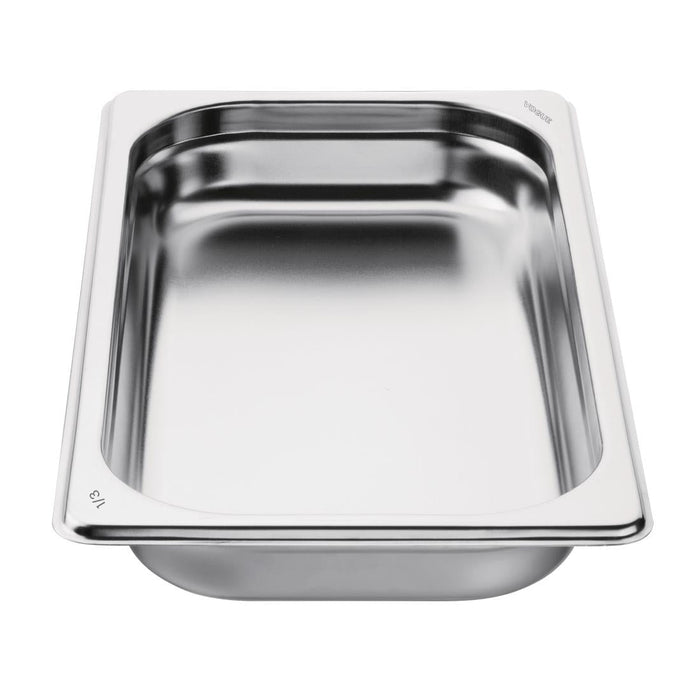 Vogue Stainless Steel 1/3 Gastronorm Tray 40mm Vogue