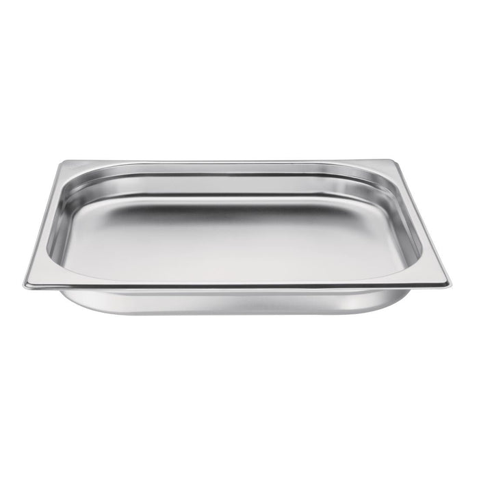Vogue Stainless Steel Gastronorm 2/3 Tray 20mm Vogue