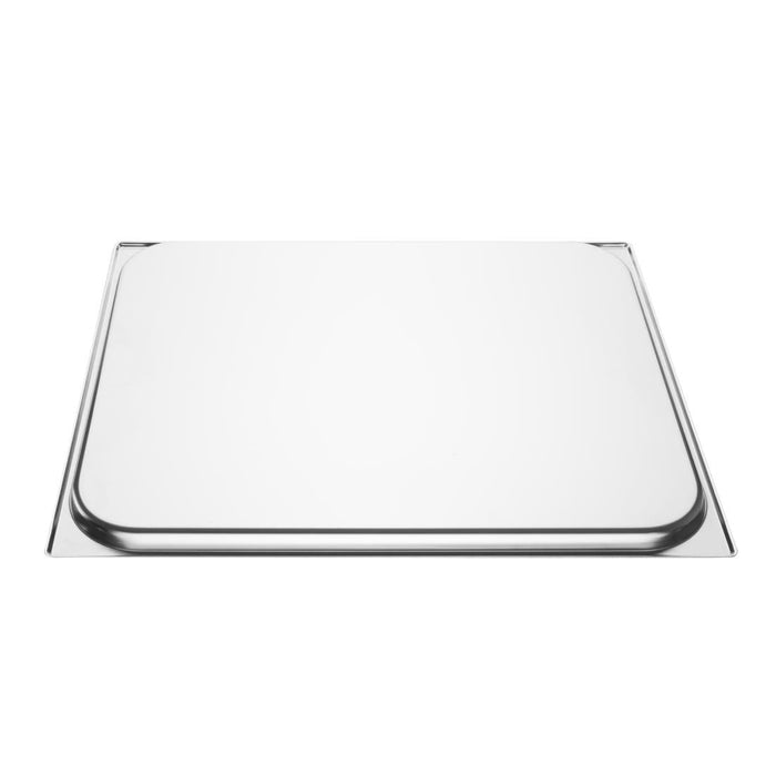 Vogue Stainless Steel 2/1 Gastronorm Tray 20mm Vogue