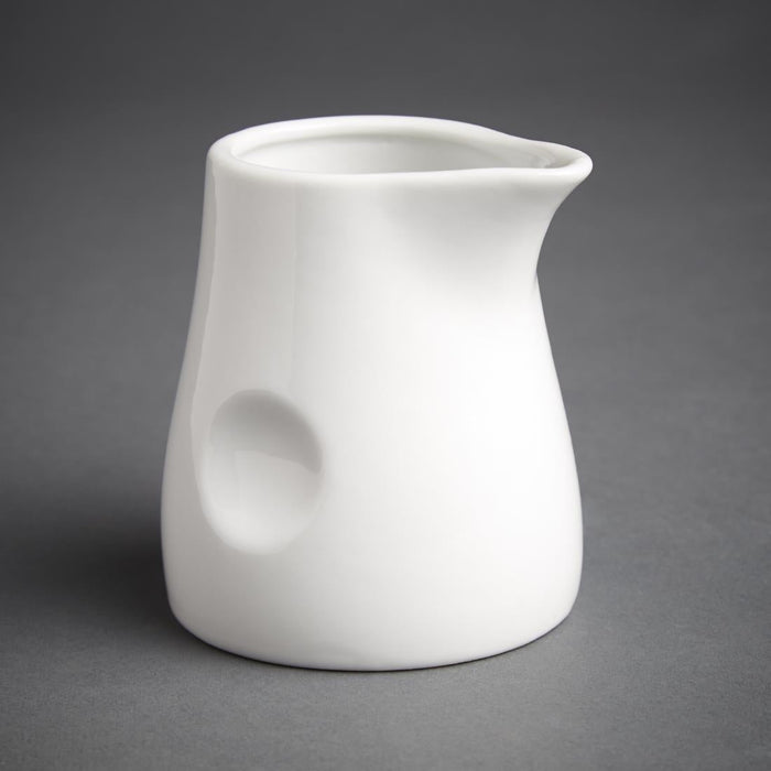 Olympia Whiteware Dimpled Milk Jugs 170ml (6 Pack) Olympia