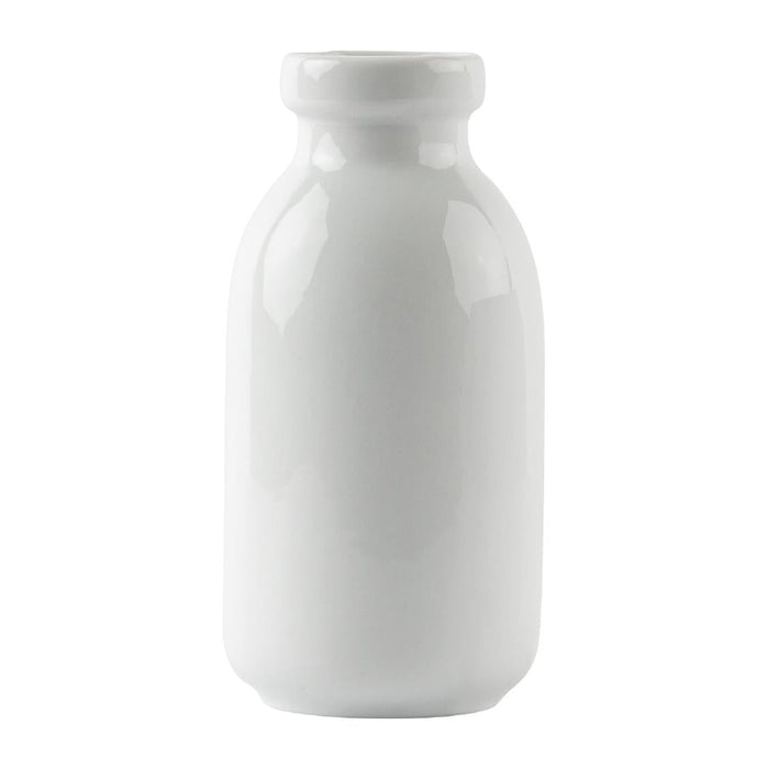 Olympia Whiteware White Mini Milk Bottle 145ml (12 Pack) Olympia